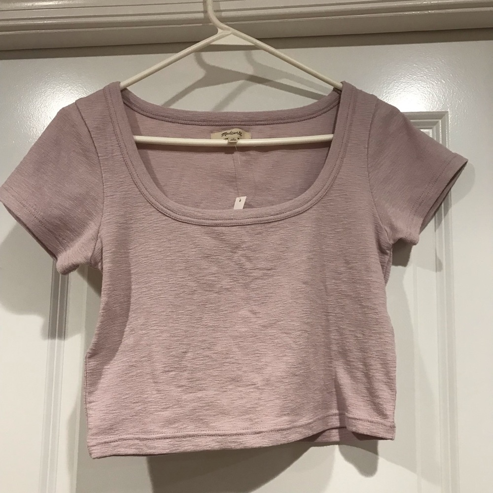 Cropped Lilac Tee
